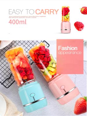 China Cheap Model Plastic Cable Puller Car Juicer USB Rechargeable Blender Fruit Juicer Blender Blender for sale