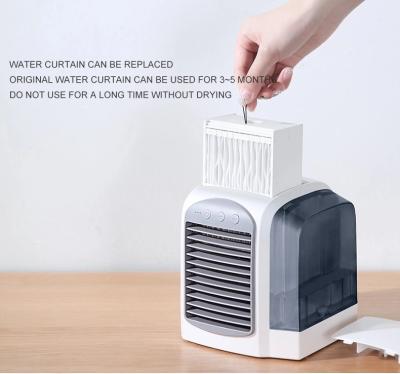 China Hotel Personal Air Cooler Small With Water On Desktop Fan Small Desktop Fan Air Cooler for sale