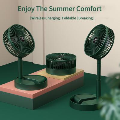 China Hotel Household USB Electric Fan Mini Desktop Storage Small Fan Folding Fan for sale