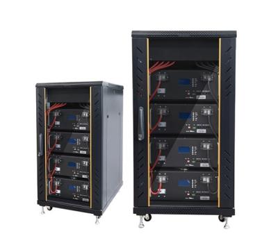 China Long Cycle Life Factory OEM ODM 43-48V 100Ah energy storage battery High voltage lifepo4  backup power 19Inch standard rack battery for sale