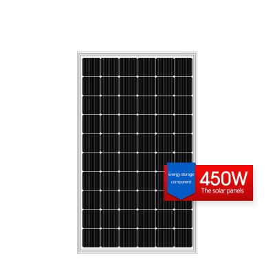 China Home Ftsh 450W  Monocrystalline Silicon Solar Panel Solar  450W Solar Panels Black Solar  OEM ODM Solar Panels for sale