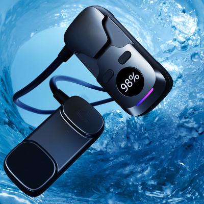 China Ip68 Waterproof Bone Conductivity Hook Mp3 Swimming Open Ear Sports Headset Bone Conduction Earphone Wireless Diving Earphone for sale