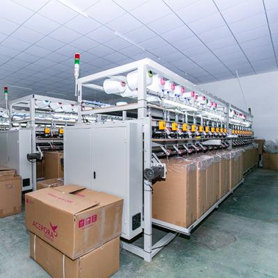 China Elastic warp mask earloop knitting machine, elastic earloop making machine for sale