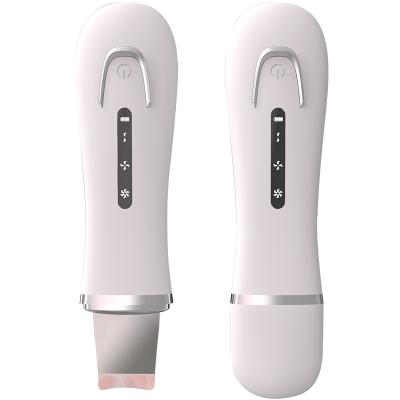 China Shrinking Portable Home Professional Ultrasonic Skin Scrubber Radio Wireless Pore Use Facial Machine for sale