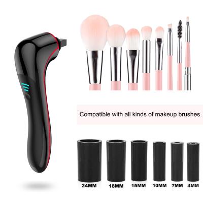 China ABS+silicone Personal Beauty Care Home Use USB Rechargeable Electric Makeup Brush Cleaner and Dryer for sale