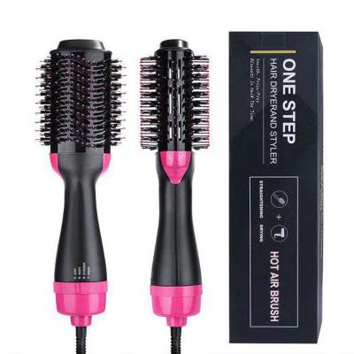 China ABS 3 in 1 One Step Home Use Electric Professional Dry Brush Comb Hair Straightener for sale