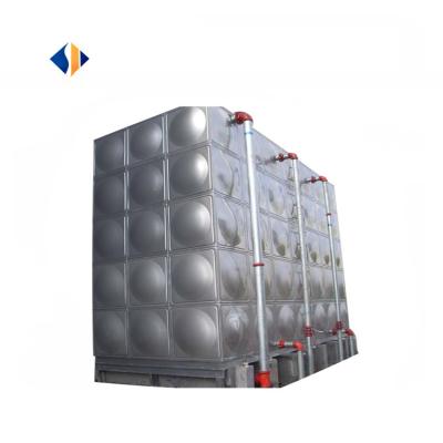 China Sus 304 Stainless Steel Water Tank Cube Reservoir for Fire Fighting Reservoir Tank for sale