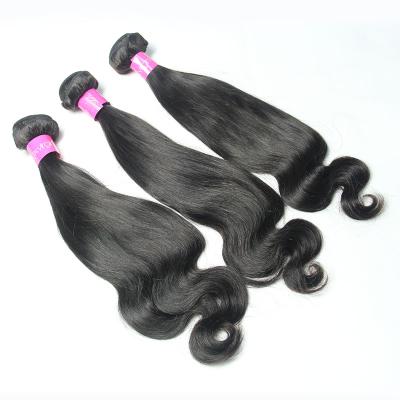 China Factory Price Brazilian Hair Loks Hair Products Clean Natural Half Color Body for sale