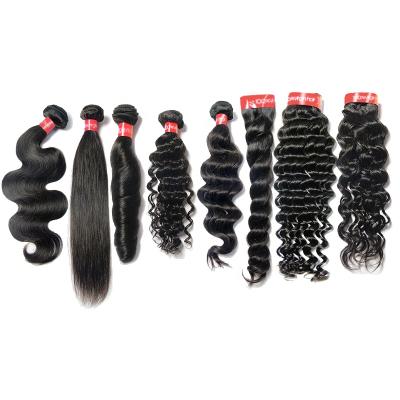 China FRENCH Original Unprocessed Wholesale Virgin Bundles Raw Human Brazilian Hair LOOP Weave Bundles for sale