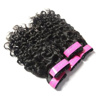 China Wholesale Virgin Wholesale Unprocessed Virgin Human Natural Remy Weave Weave Deep Wave Hair for sale