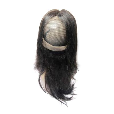 China High Quality Straight Unprocessed Virgin Full Headband 360 Lace Front Peruvian Elastic Band Hair Wig for sale