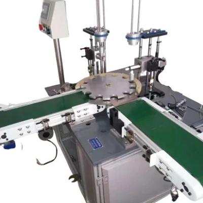 China Automatic Plastic Food Pump Lip Bottle Jar Capping Machinery For Pet Bottles for sale