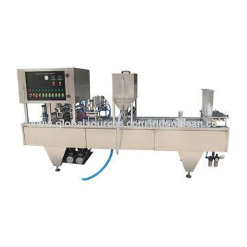 China Food cup filling machine, simple operation, PLC control and stable performance US$ 3500 - 3800/unit for sale