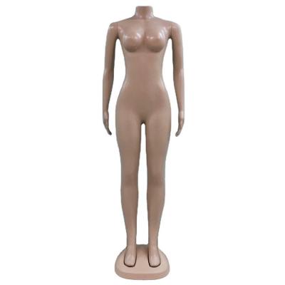 China HDPE--Full Body Big Bust Plastic Mannequin Material Hot Selling Environmental Protection Female Headless Mannequin For Clothes Display for sale