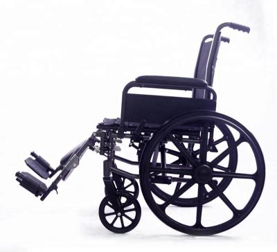 China All Ages High Quality Steel Manual Wheelchair For Disable for sale