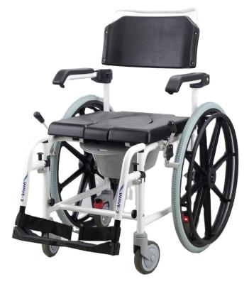 China Hospital Rehabilitation Center Manual Commode Aluminum Wheelchair for sale