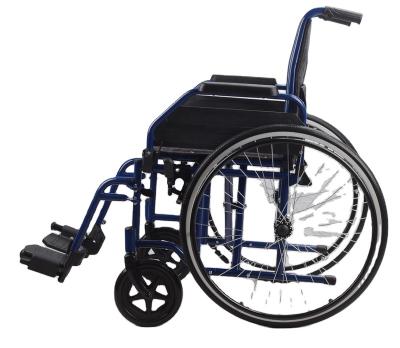 China Durable and Practical Economical Steel Wheelchair Durable and Practical Economical for Disability for sale