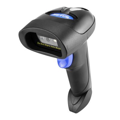 China NETUM L5 ET L8BL PDF417 Tooth 1D/2D QR Barcode Scanner Handheld Wireless Blue Barcode Reader for IOS Android IPAD A4 for sale