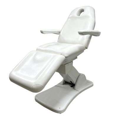 China 4 Motor Beauty Salon Bed Electric Luxury White Electric Smart Massage Table Electric Physiotherapy Massage Bed for sale