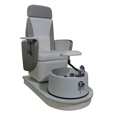 China Luxury adjustable pedicure spa chair for nail salon leather beauty furniture swivel seat manicure table chair set on sale for sale