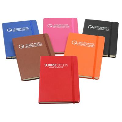 China Presentation Gift Set Promotional Gifts OEM Personalized Office Leather Diary Journals A5 Soft Cover Notebooks for sale