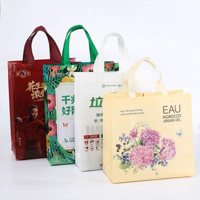 China Custom Logo Fabric Non Woven Shopping Bag Eco Friendly Reusable Portable Wholesale Recyclable Shopping Bags Non Woven Bags for sale