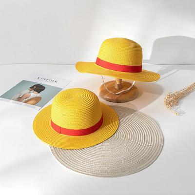 China UV Protection Fedora Beach Hat Wide Brim Panama Straw Hats Picture Men Women Sun Hat Summer Natural Soft Hat for sale