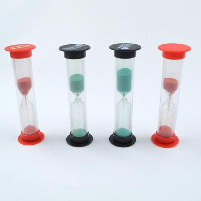 China 2 3 5 Minute Sand Timer Sand Timer Traditional Custom Timer Plastic Glass 30S 1M Hour Clock for sale