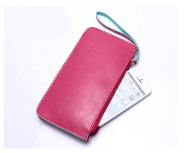 China None Clips Cheap Slim Leather Ladies PU Fashion Leather Wallets for sale