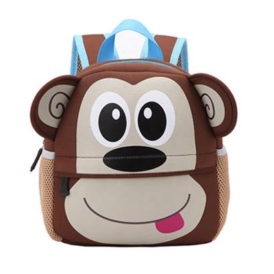 China Creative Neoprene Top Neoprene Animal Kindergarten Baby Backpack for sale