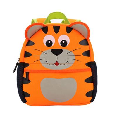 China Hot Selling Neoprene Kids Shoulder Cartoon Toddler Bag Double School Bags For Children for sale