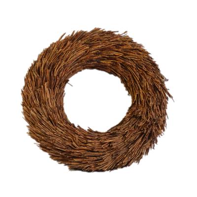 China Europe home decoration natural rattan door wreath for vine decorative garland for sale