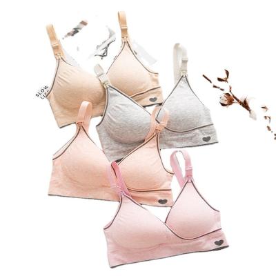 China Wholesales Custom Antibacterial Breastfeeding Sports Padded Modal Maternity Nursing Bra Breastfeeding Bra for sale