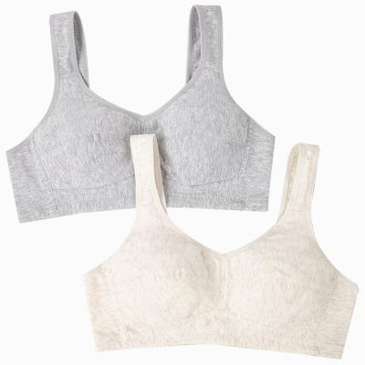 China Wholesale Breathable Back Closure Breathable Kids Little Girls Comfortable Bra For Teenagers for sale