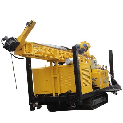 China High efficiency hydraulic water well drilling rig drilling rig machine crawler water well drilling rig for sale