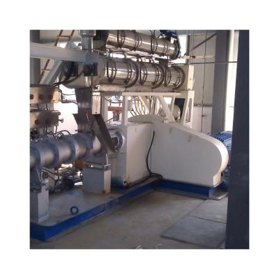 China Factory twin screw/powder delivery fast meat hooper conical extruder used 2T/h pet food production line for sale