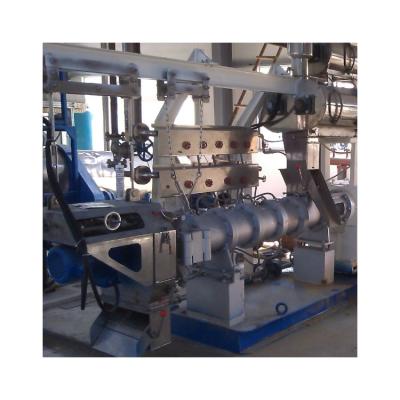 China Twin plant screw food extruder 2T/h pet food production line/powder discount mini fish meat feed for sale