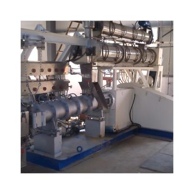 China Machinery repair shops laboratory twin screw extruder line 2T/h aquaculture feed production line for food industry for sale