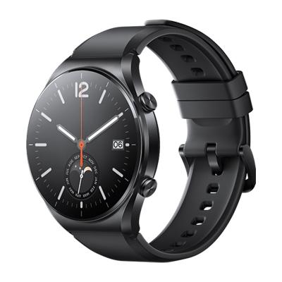 China APP Luxury Heart Rate Blood Oxygen Leather Strap MI Smartwatch S1 AMOLED Display Original Xiaomi Watch Global GPS Control 1.43