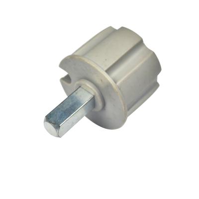 China Slat end plug 60mm with exterior IRON tent components for sale