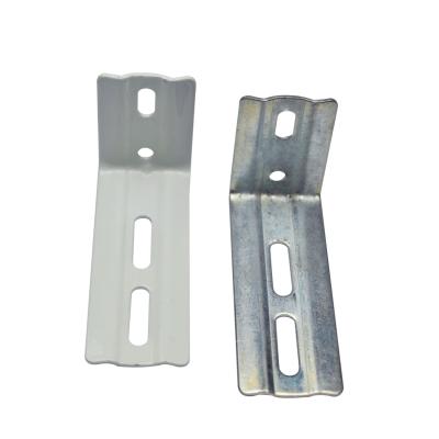 China Slat 89mm&127mm Iron Bracket Roller Mechanism For Vertical Blind Wall Mounted Curtain Rod Bracket for sale