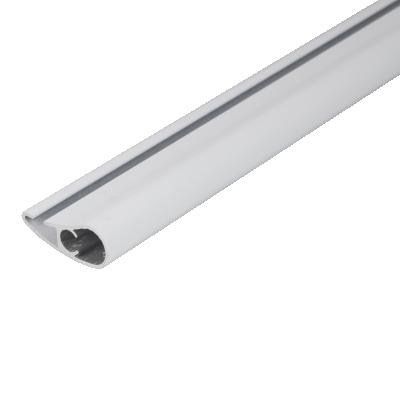 China Bottom Aluminum Slat Roller Mechanism Rail Blind Rail Components for sale