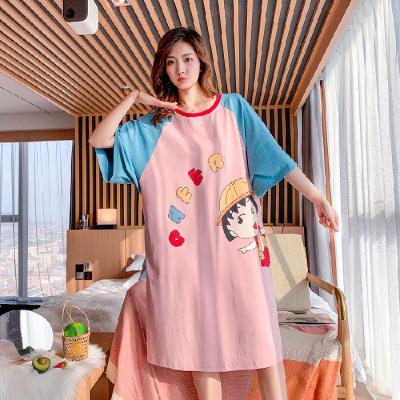 China Modal Nightgown Girls Sleep Dress Women Loungewear Girls Pijama Casual Women Dressing Gown Breathable Night Dress for sale