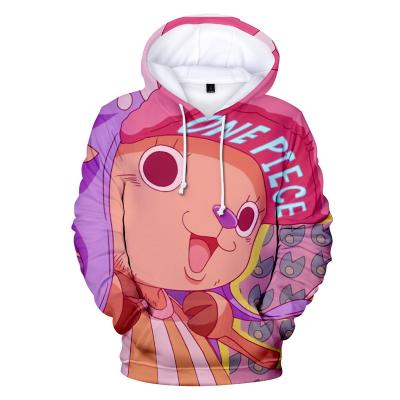 China Anti-wrinkle 3D Printing Custom Design One Piece Hooded Sweatshirts Anime Hoodies Luffy Zoro One Piece Hoodie for sale