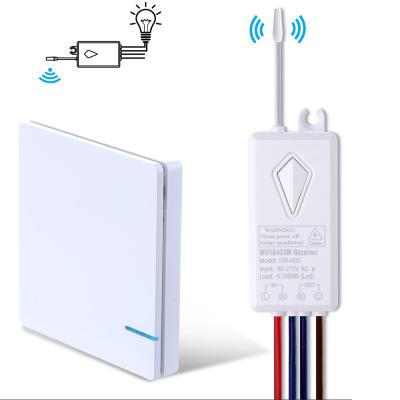 China 1-3 Band APP Control Tuya Smart Switch Works With Alexa Google Home Wifi Switch Light for sale