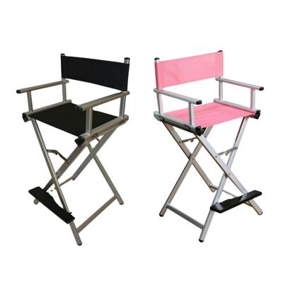 China Professional low MOQ light weight metal foldable portable aluminum makeup chair for Beach chair for sale