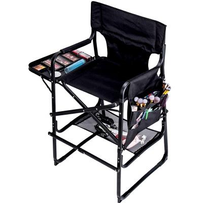 China 2021 BOYA Factory Professional Artist Makeup Chair Folding Director Chair Beauty Salon Hairdressing Chair In Dongguan zu verkaufen