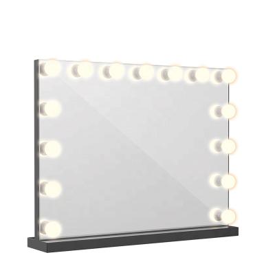 China BOYA 2020 Factory Wholesale Led Vanity Speaker Mirror Professional Lighted Desktop Makeup Hollywood Mirror Natural Light en venta