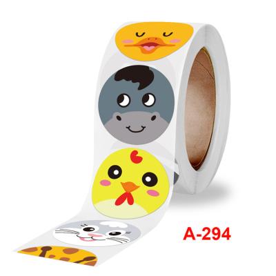 China Waterproof Custom Printed Logo Labels For Packaging Vinyl Waterproof Sticker Printing Roll Label Round Stickers for sale