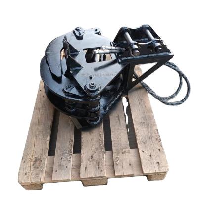 China Construction Works GITE Hot Sale Hydraulic Shaft Shear Cutter Grapple For Excavator for sale